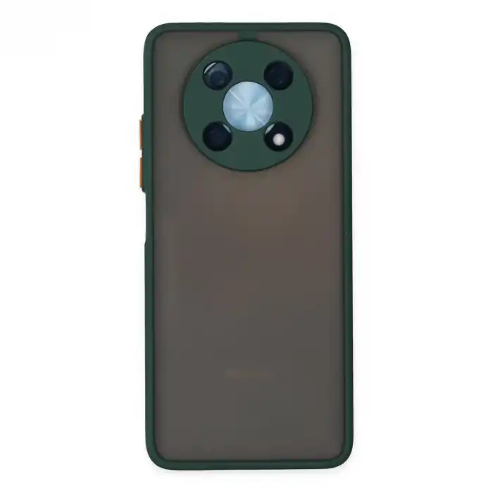 Huawei Nova Y90 Kılıf Montreal Silikon Kapak - Yeşil