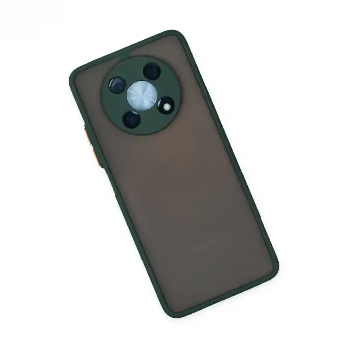Huawei Nova Y90 Kılıf Montreal Silikon Kapak - Yeşil