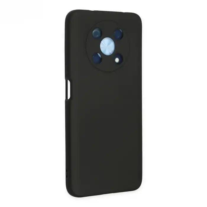 Huawei Nova Y90 Kılıf Nano İçi Kadife Silikon - Siyah