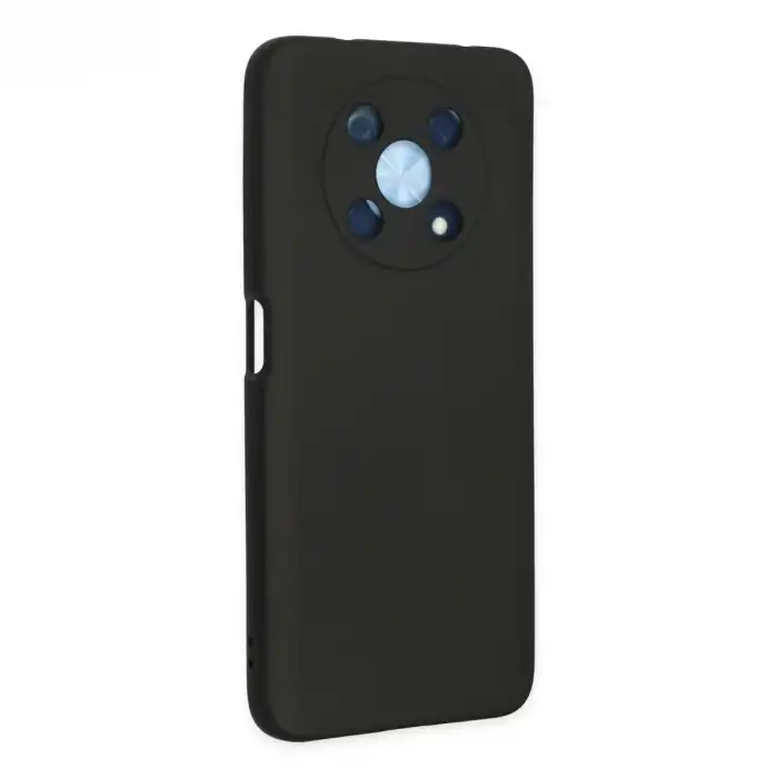 Huawei Nova Y90 Kılıf Nano İçi Kadife Silikon - Siyah