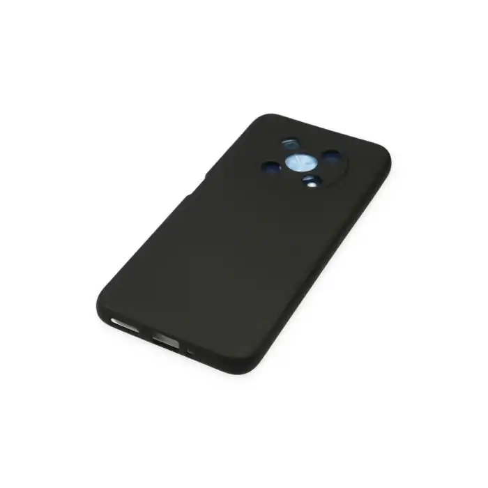 Huawei Nova Y90 Kılıf Nano İçi Kadife Silikon - Siyah