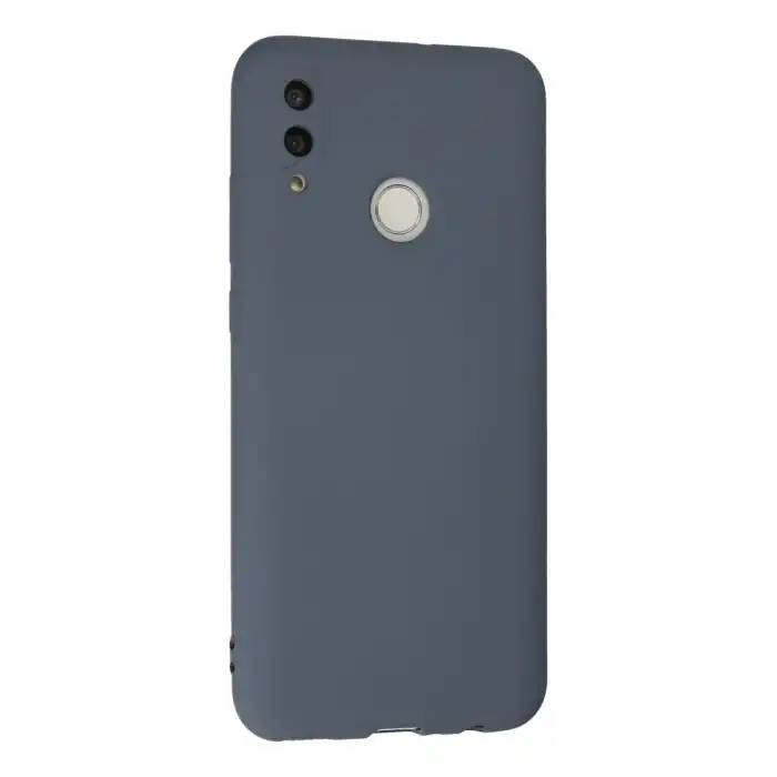 Huawei P Smart 2019 Kılıf Nano İçi Kadife Silikon - Gri