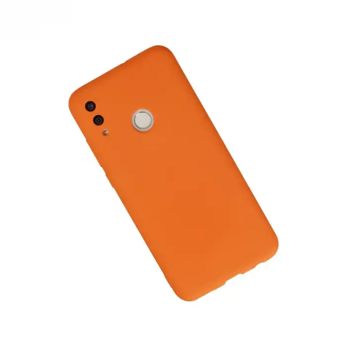 Huawei P Smart 2019 Kılıf Nano İçi Kadife Silikon - Turuncu