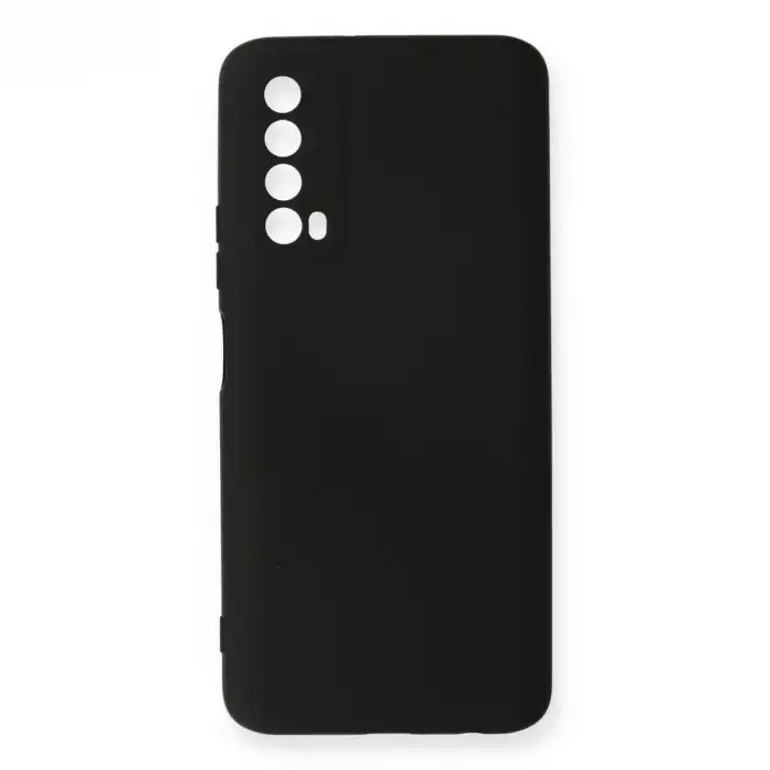 Huawei P Smart 2021 Kılıf Nano İçi Kadife Silikon - Siyah