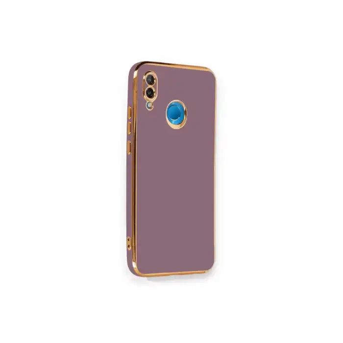 Huawei P20 Lite Kılıf Volet Silikon - Mor