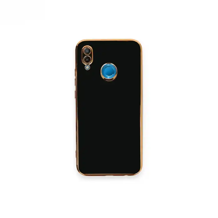 Huawei P20 Lite Kılıf Volet Silikon - Siyah