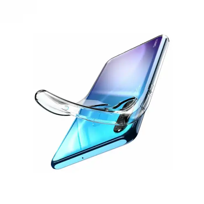 Huawei P30 Lite Kılıf Lüx Şeffaf Silikon