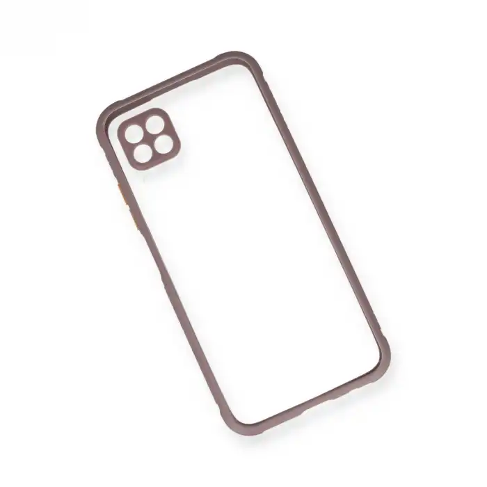 Huawei P40 Lite Kılıf Miami Şeffaf Silikon - Açık Mor