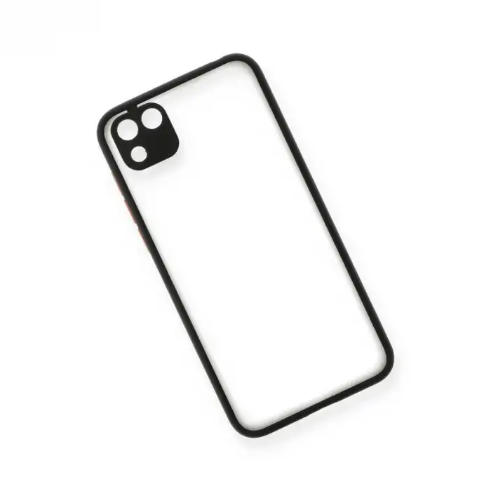 Huawei Y5p Kılıf Montreal Silikon Kapak - Siyah