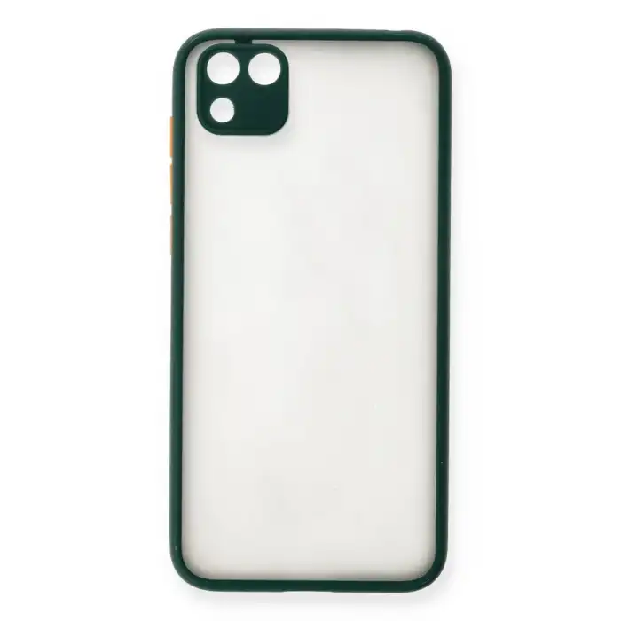 Huawei Y5p Kılıf Montreal Silikon Kapak - Yeşil