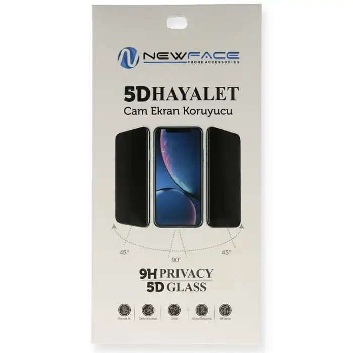 Huawei Y6p 5d Hayalet Cam Ekran Koruyucu
