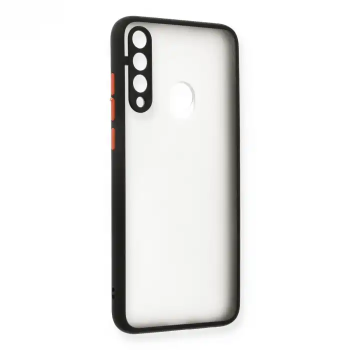 Huawei Y6p Kılıf Montreal Silikon Kapak - Siyah