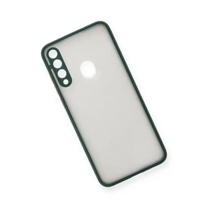Huawei Y6p Kılıf Montreal Silikon Kapak - Yeşil