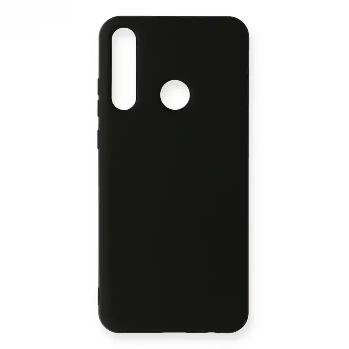 Huawei Y6p Kılıf Nano İçi Kadife Silikon - Siyah