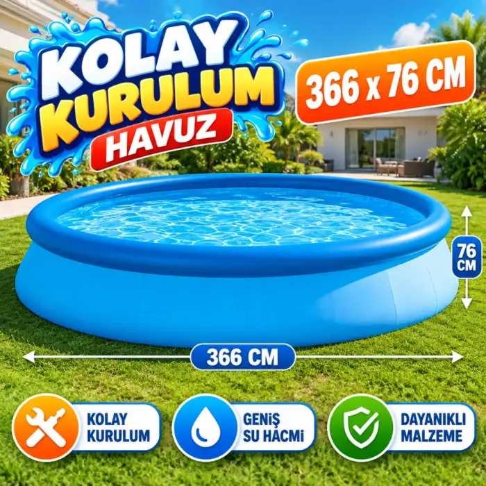IH28130KOLAY KURULUM HAVUZ 366x76CM