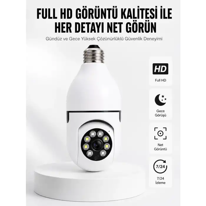 İki Yönlü Ses Destekli Full HD Akıllı Kamera Yeni Nesil