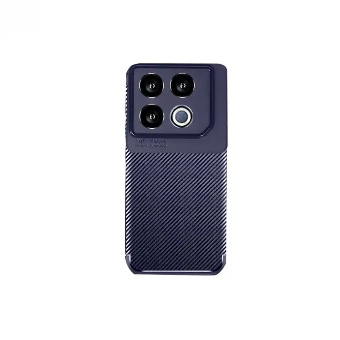 İnfinix Gt 20 Pro Kılıf Auto Focus Karbon Kapak - Lacivert