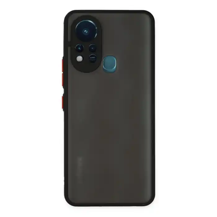 İnfinix Hot 11s Kılıf Montreal Silikon Kapak - Siyah