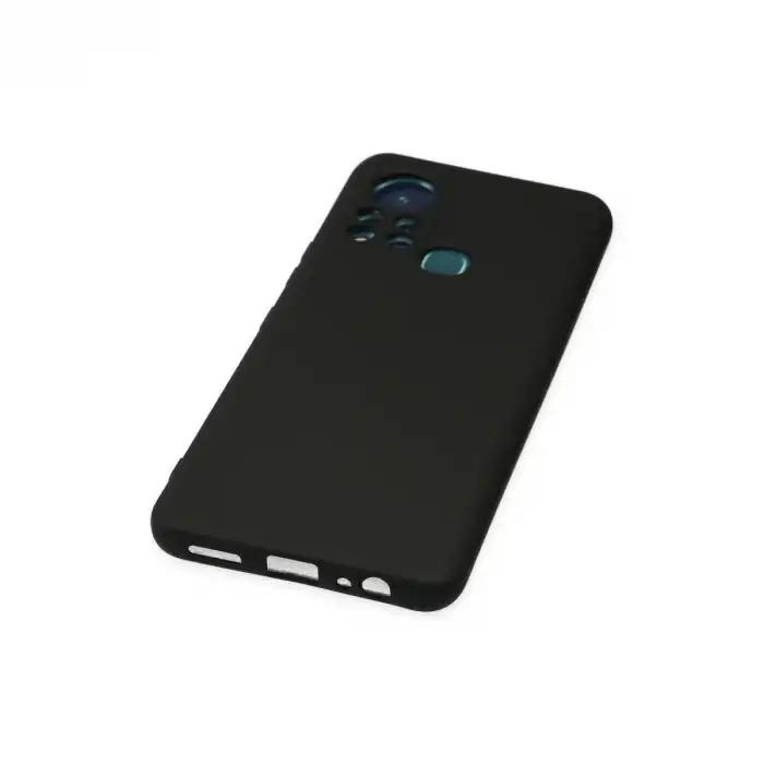 İnfinix Hot 11s Kılıf Nano İçi Kadife Silikon - Siyah