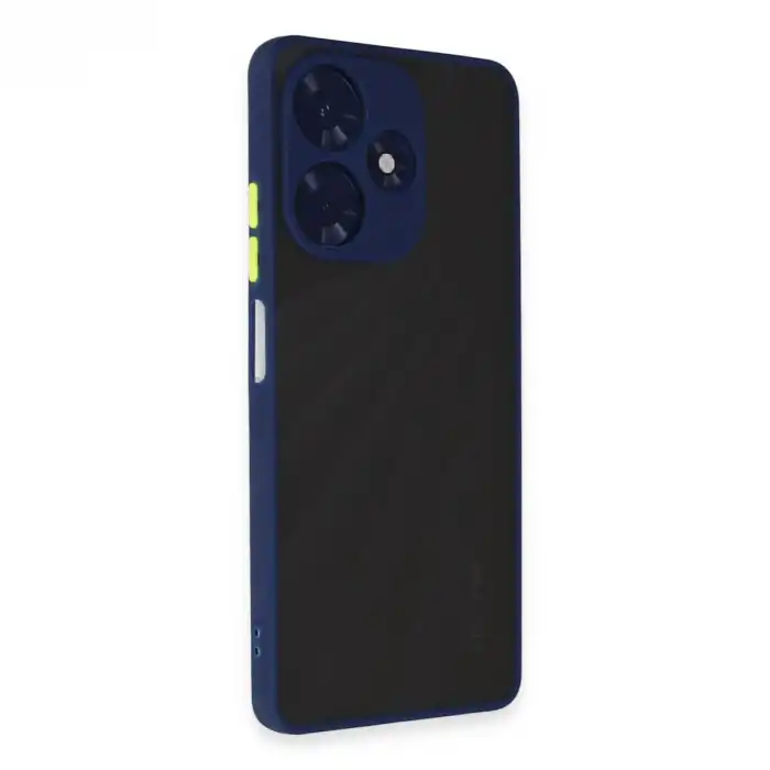 İnfinix Hot 30 4g Kılıf Montreal Silikon Kapak - Lacivert