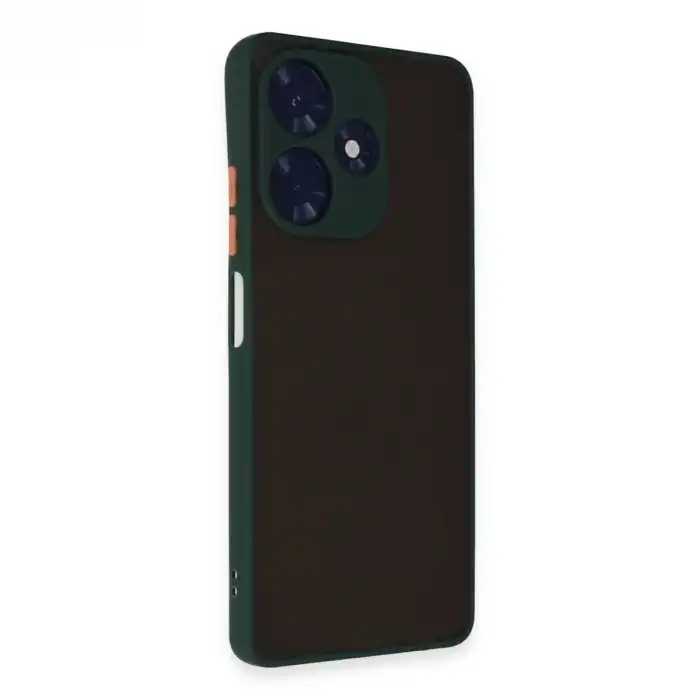 İnfinix Hot 30 4g Kılıf Montreal Silikon Kapak - Yeşil