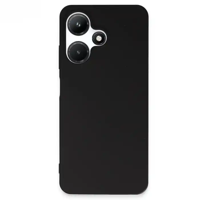 İnfinix Hot 30i Kılıf First Silikon - Siyah