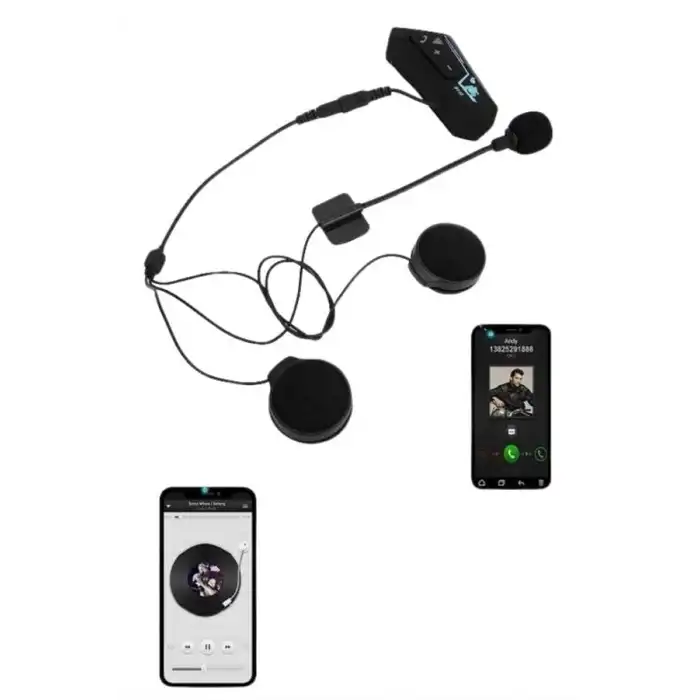 Intercom Bluetooth Kask Kulaklık Motosiklet Kulaklık 5.0 Bluetooth
