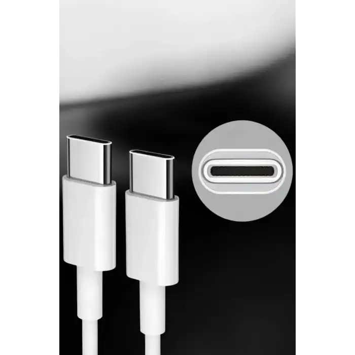 İOS Uyumlu Type-C Girişli Hızlı Şarj 15/15 Pro Max Adaptör ve Kablosu