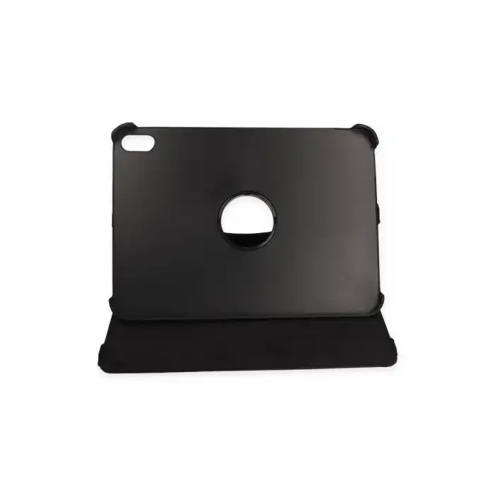 İpad 2022 10.9 (10.nesil) Kılıf 360 Tablet Deri Kılıf - Siyah