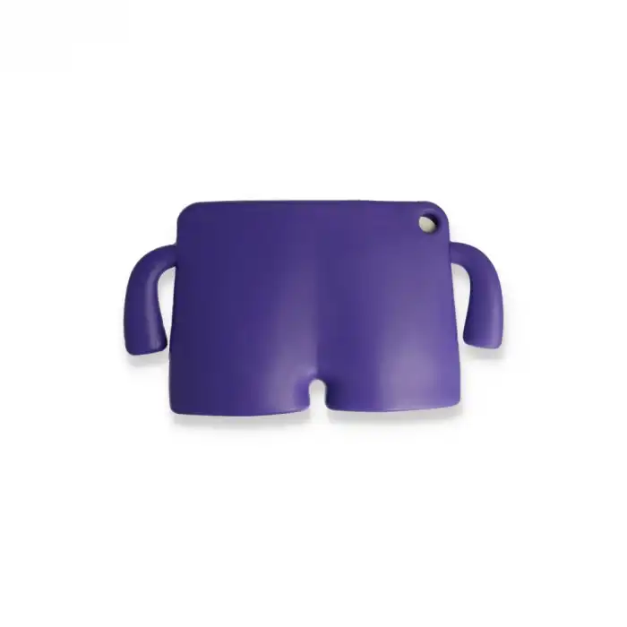 İpad 2022 10.9 (10.nesil) Kılıf Karakter Tablet Silikon - Mor