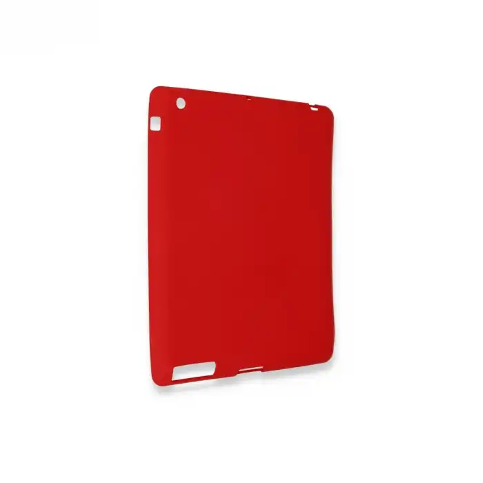 İpad 4 9.7 Kılıf Evo Tablet Silikon - Kırmızı