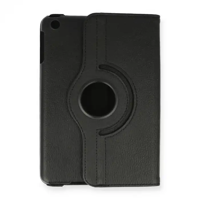 İpad Mini 1 Kılıf 360 Tablet Deri Kılıf - Siyah