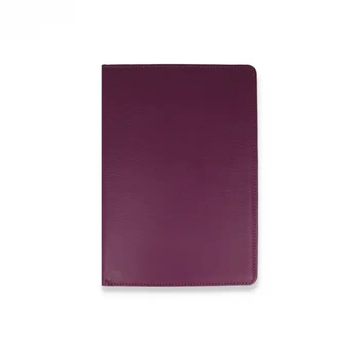 İpad Mini 6 Kılıf 360 Tablet Deri Kılıf - Mürdüm