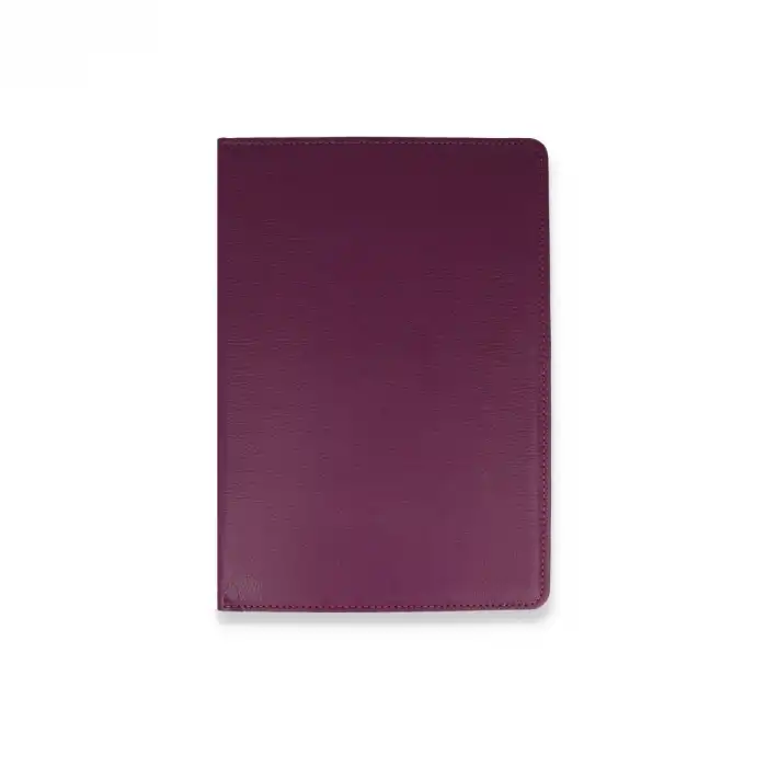 İpad Mini 6 Kılıf 360 Tablet Deri Kılıf - Mürdüm