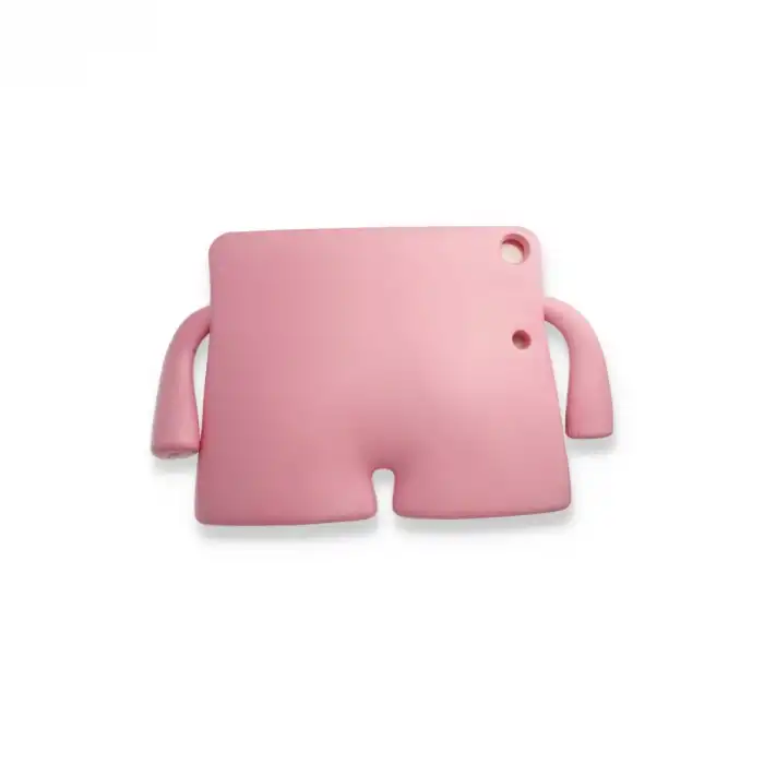 İpad Pro 11 (2021) Kılıf Karakter Tablet Silikon - Açık Pembe