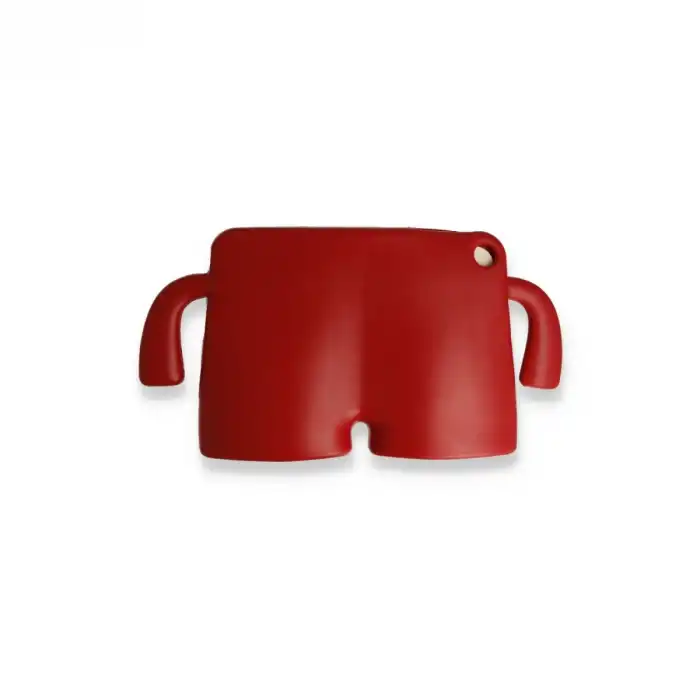 İpad Pro 11 (2021) Kılıf Karakter Tablet Silikon - Kırmızı