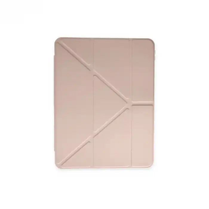 İpad Pro 12.9 (2021) Kılıf Kalemlikli Mars Tablet Kılıfı - Rose Gold