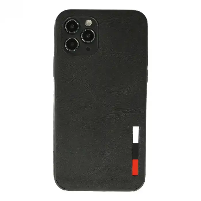 İphone 11 Pro Kılıf Loop Deri Silikon - Siyah