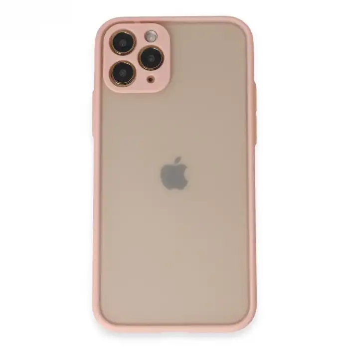 İphone 11 Pro Kılıf Montreal Silikon Kapak - Pembe