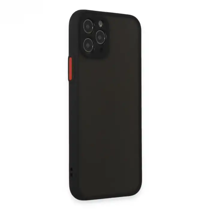 İphone 11 Pro Kılıf Montreal Silikon Kapak - Siyah