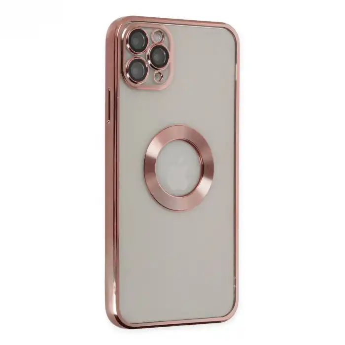 İphone 11 Pro Kılıf Slot Silikon - Rose Gold