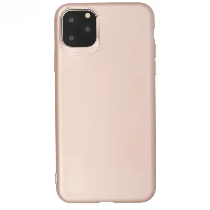 İphone 11 Pro Max Kılıf First Silikon - Rose Gold