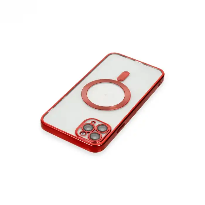 İphone 11 Pro Max Kılıf Kross Magneticsafe Kapak - Kırmızı