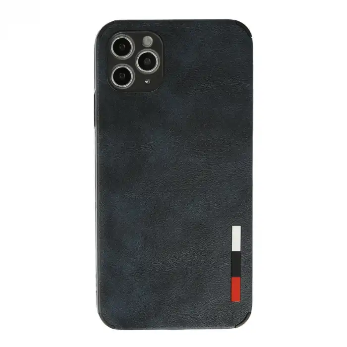 İphone 11 Pro Max Kılıf Loop Deri Silikon - Lacivert