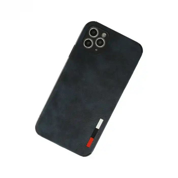 İphone 11 Pro Max Kılıf Loop Deri Silikon - Lacivert