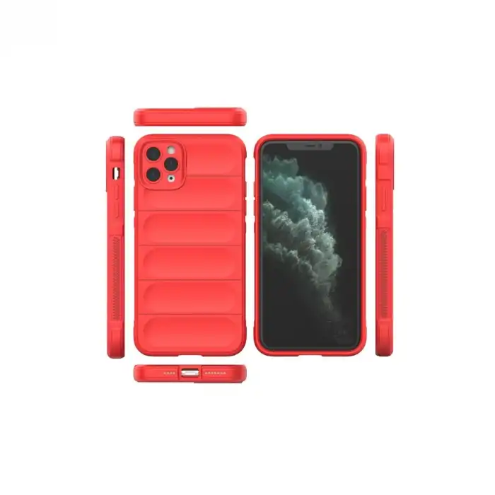 İphone 11 Pro Max Kılıf Optimum Silikon - Kırmızı