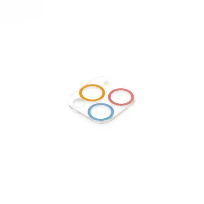 İphone 11 Pro Max Renkli Kamera Lens Koruma Cam - Pembe-mavi