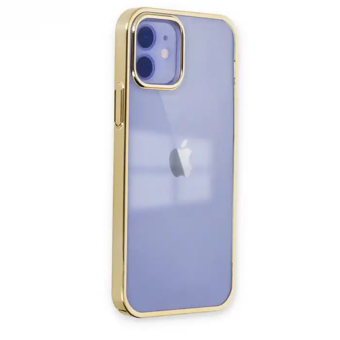 İphone 12 Kılıf Element Silikon - Gold