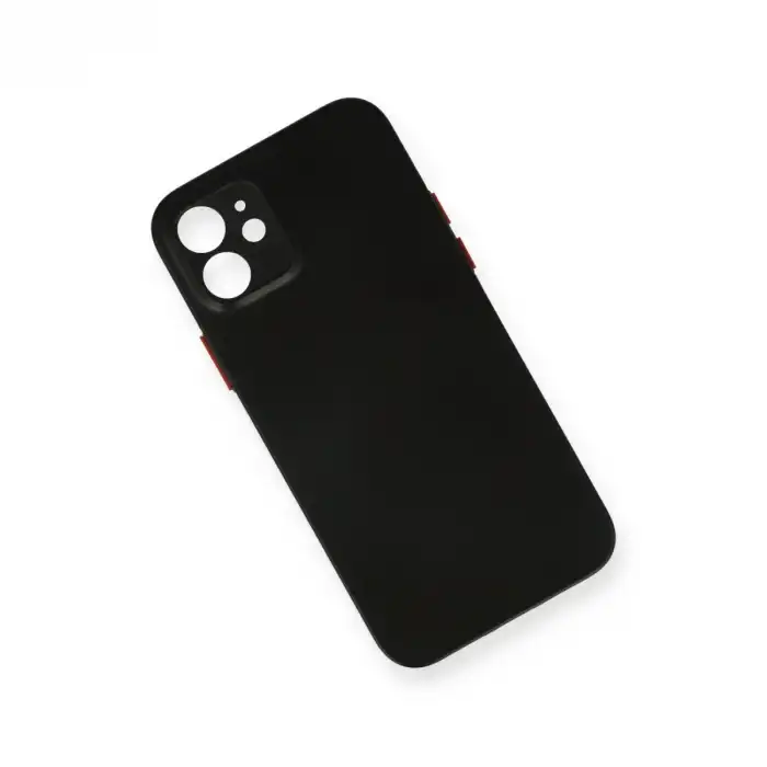 İphone 12 Kılıf Pp Ultra İnce Kapak - Siyah