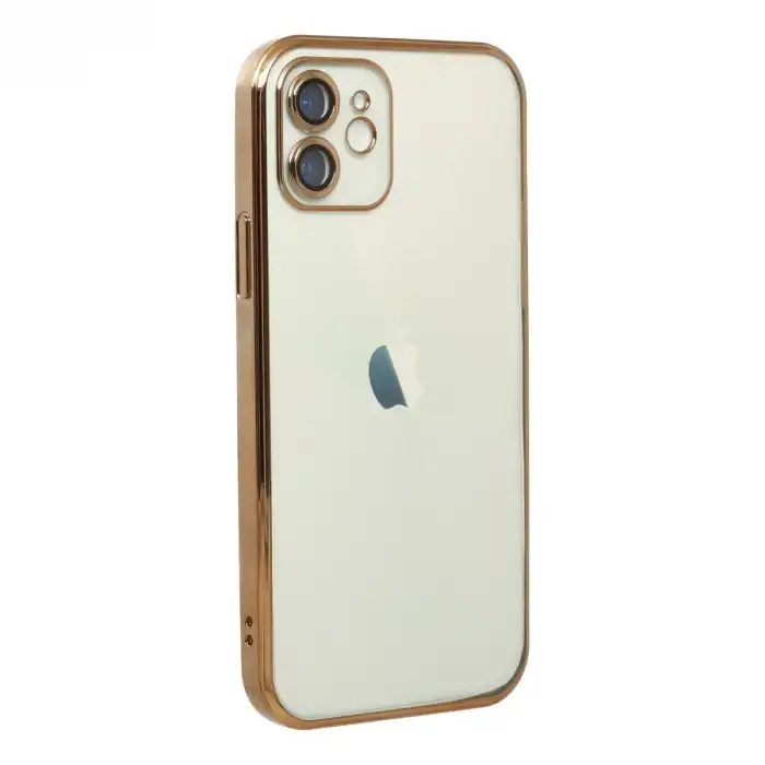 İphone 12 Kılıf Razer Lensli Silikon - Gold